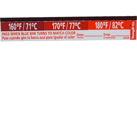 Taylor Label, Temperature , 160/170/180 8769
